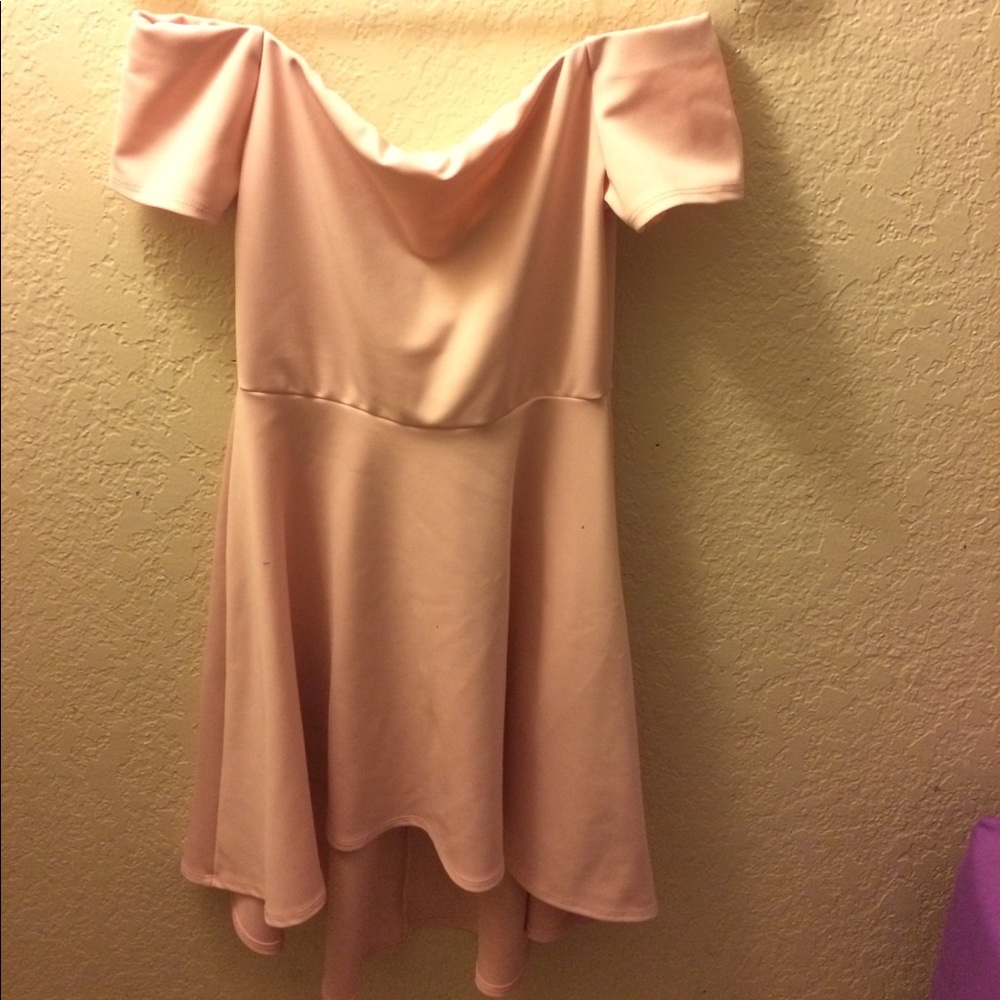 off the shoulder dress